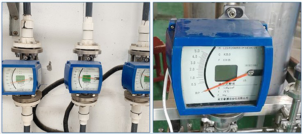 智能浮子流量計(jì)現(xiàn)場安裝使用圖